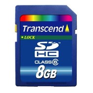 Transcend Secure Digital High Capacity 8GB - Memory Card