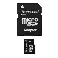 Transcend MicroSDHC 8GB Class 6 + SD adaptér - Paměťová karta