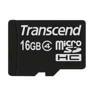 Transcend MicroSDHC 16GB Class 4 - Memory Card