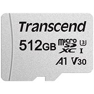 Transcend microSDXC 300S 512GB + SD Adapter - Memory Card