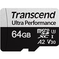 Transcend microSDXC 64 GB 340S + SD adaptér - Pamäťová karta