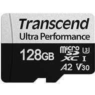 Transcend microSDXC 128GB 340S + SD adaptér - Memory Card