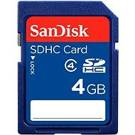 SanDisk SDHC 4GB Class 4 - Paměťová karta