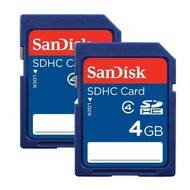 SanDisk Secure Digital 4GB Duo Pack - Memory Card