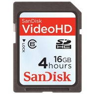 SanDisk Ultra Secure Digital 16GB SDHC Video HD 240 minut - Memory Card