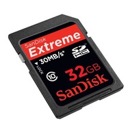 SanDisk Secure Digital EXTREME 32GB - Memory Card
