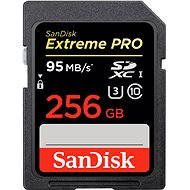 SanDisk Extreme SDXC 256 GB for a 95 Class 10 UHS-I (U3) - Memory Card