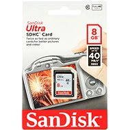 SanDisk SDHC 8GB Ultra Class 10 UHS-I - Memory Card