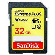 SanDisk SDHC 32GB Class 10, UHS 1 Extreme 80MB/s - Memory Card