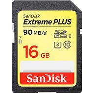 SanDisk SDHC Extreme Plus 16GB Class 10 UHS-I - Memory Card