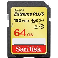 SanDisk SDXC 64GB Extreme Plus UHS-I (V30) U3 - Memóriakártya