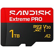 SANDISK microSDXC 1TB Extreme PRO + SD adaptér - Memory Card