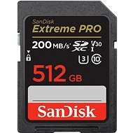 SanDisk SDXC 512 GB Extreme PRO + Rescue PRO Deluxe - Memóriakártya