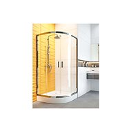 WELLMALL Funy 90 Clear Corn Sprchový kout s vaničkou - Sprchový kout