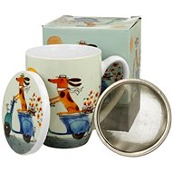 Duo Mug for herbs Dog on scooter 320 ml - Mug