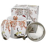 Duo Mug for herbs Sakura and cranes 400 ml - Mug