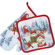 DuraHome Gloves & mittens, SOM07, 3 elves and a child - Oven Mitt