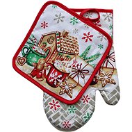 DuraHome Gloves & mittens, gingerbread house - Oven Mitt