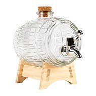 DuraHome Glass barrel HAPPINESS 1000 ml - Liquor Bottle
