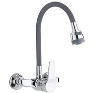 DuraHome Sink mixer, EMAS 49015, wall-mounted, grey - Tap