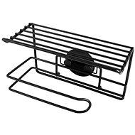 DuraHome Wire toilet paper holder with shelf self-adhesive - Toilet Paper Holder