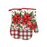 DuraHome kitchen gloves, Christmas design, 2-pack, XRM236 - Oven Mitt