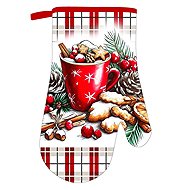 DuraHome kitchen gloves, Christmas design, XRM287 - Oven Mitt
