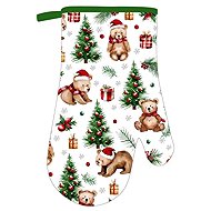 DuraHome kitchen gloves, Christmas design, XRM295 - Oven Mitt