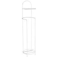 DuraHome Toilet paper holder, M105, white - Free Standing Toilet Roll Holder