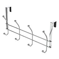 DuraHome Bathroom hook for door 3080, 4H, silver - Bathroom Hook
