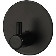 DuraHome Vega self-adhesive hook, black - Bathroom Hook