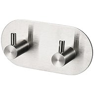DuraHome Vega self-adhesive hook, 2H, chrome - Bathroom Hook