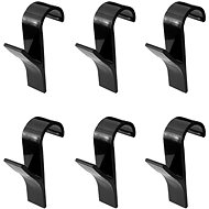 DuraHome Hook for bathroom radiator, black 6 pcs - Bathroom Hook