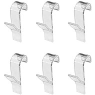 DuraHome Hook for bathroom radiator, transparent 6 pcs - Bathroom Hook
