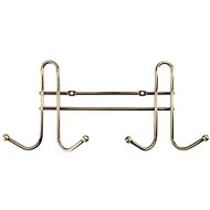 DuraHome Double hook, golden antique 1714 - Bathroom Hook