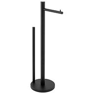 DuraHome Toilet paper holder, LAGO 50974, black - Toilet Paper Holder