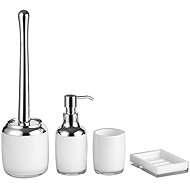 DuraHome Toledo Bathroom set 4 pcs, white - Bathroom Accessory Set