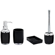 DuraHome Toledo Bathroom set 4 pcs, black - Bathroom Accessory Set