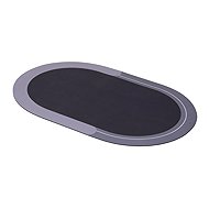 DuraHome Absorbent bathroom mat, Clean&Dry, oval, grey, 50 × 80 cm - Bath Mat