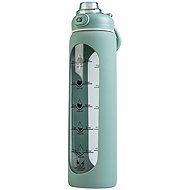 DuraHome HydroCoach Plus 1-litre glass bottle, green - Drinking Bottle