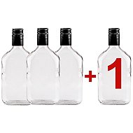 DuraHome Placat bottle 350 ml 3+1 - Liquor Bottle