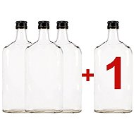 DuraHome Placat bottle 500 ml 3+1 - Liquor Bottle