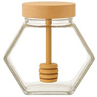 DuraHome Vilik Honey Jar with Dipper, 380ml - Condiments Tray
