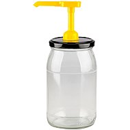 DuraHome Maja Jar with Honey Pump, 900ml - Dispensing Bottle