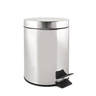 DuraHome Waste basket, 3 L, silver 30010 - Rubbish Bin