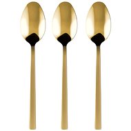 DuraHome Teaspoon PIANO, 3 pcs, shiny, gold - Cutlery Set