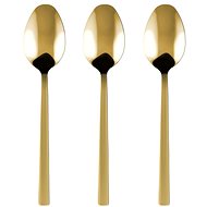 DuraHome Soup spoon PIANO, 3 pcs, shiny, gold - Cutlery Set