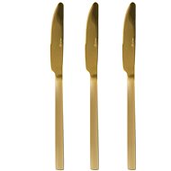 DuraHome Dining knife PIANO, 3 pcs, shiny, gold - Knife Set