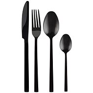 DuraHome Cutlery set PIANO, 24pcs, matt, black - Cutlery Set