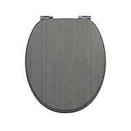 DuraHome Aspect MDF, soft close_antracit - Toilet Seat